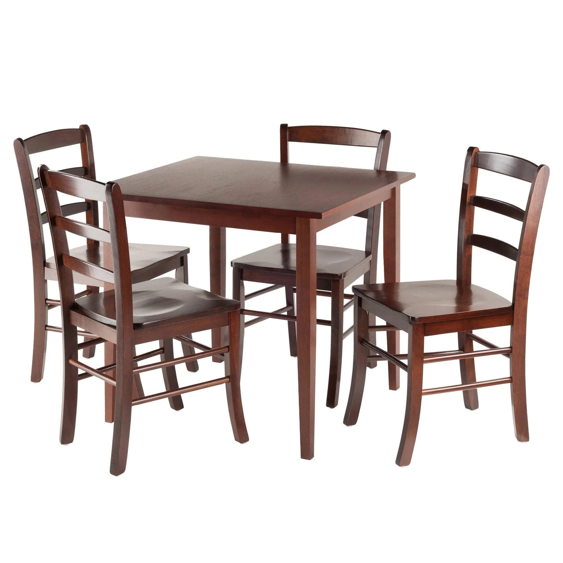 childrens table and chair sets | CasaFoyer Luxurious Dining Set | Antique Walnut Finish | Shaker-Style Design | Ideal for Kitchen or Small Dining Rooms | 29.53 W x 29.53 D x 29.13 H | 29.45 lbs | casafoyer.myshopify.com