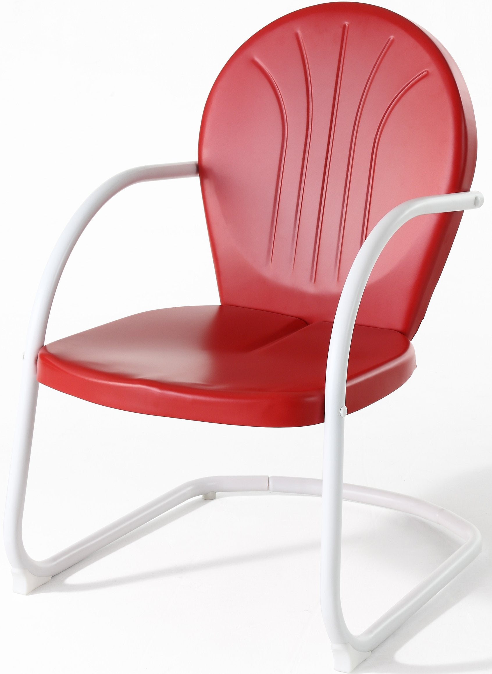 Chair | Griffith Metal Outdoor Chair | Ultimate Relaxation | Red Finish | Durable Steel | Nostalgic Charm | Weather Resistant | casafoyer.myshopify.com