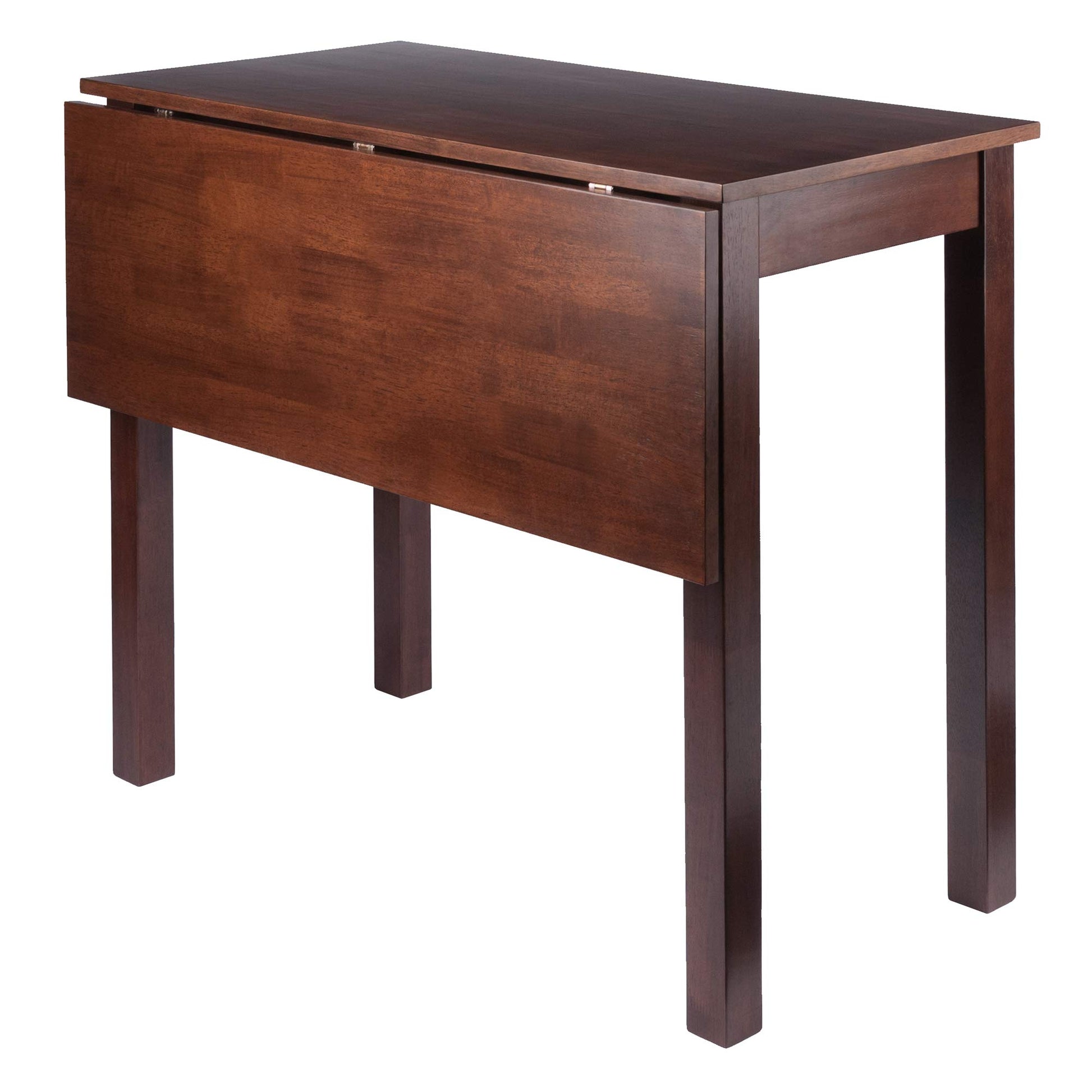 childrens table and chair sets | CasaFoyer  Wood Perrone High Table Set | Expandable Dining Solution | 2 Stools | Walnut Finish | Space-Saving | 160lbs Weight Limit | casafoyer.myshopify.com