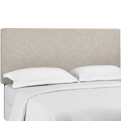 Bed | CasaFoyer Claire King and Cali/California King Headboard | Luxurious Upholstered Linen Fabric | Adjustable Height | Beige | casafoyer.myshopify.com