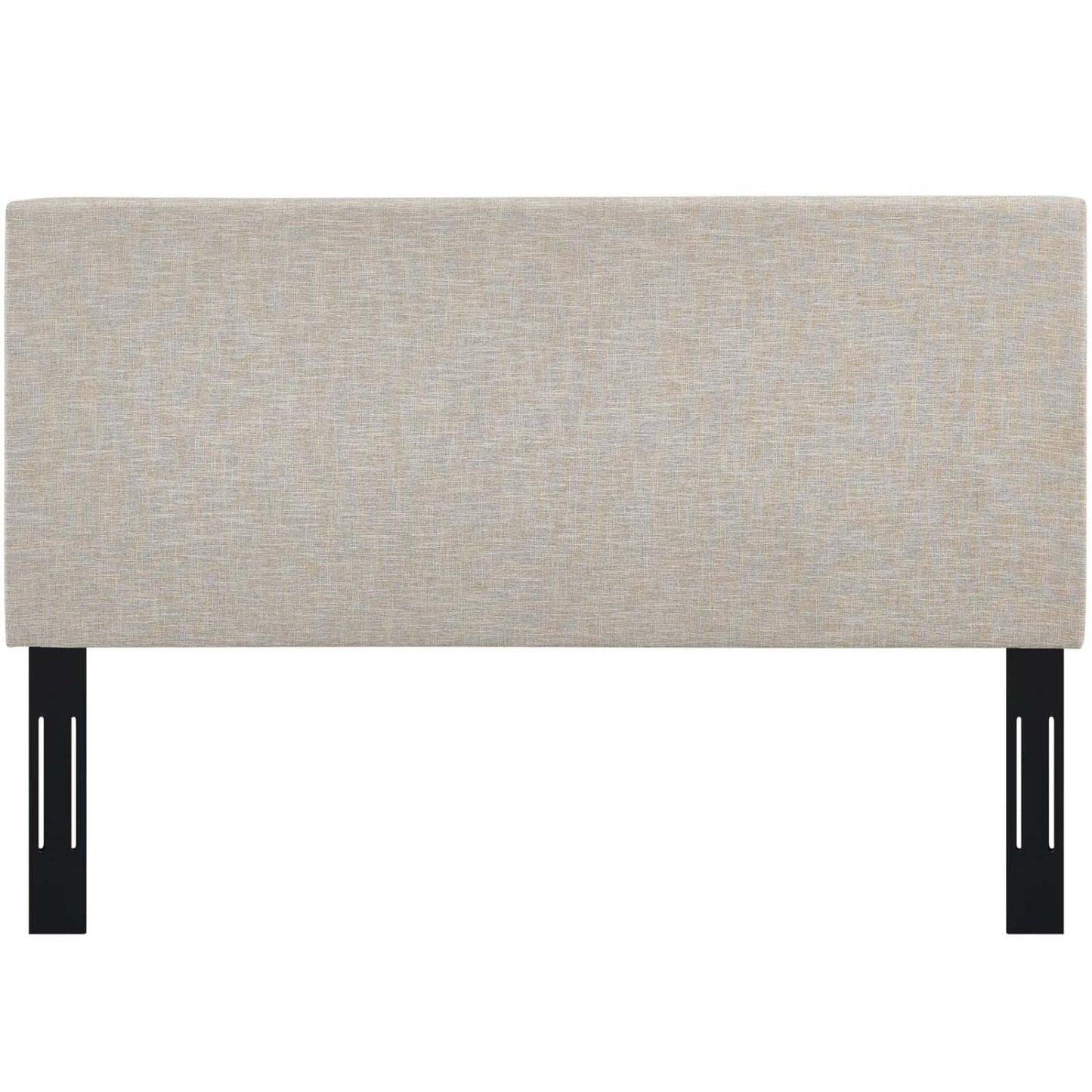 Bed | CasaFoyer Claire King and Cali/California King Headboard | Luxurious Upholstered Linen Fabric | Adjustable Height | Beige | casafoyer.myshopify.com
