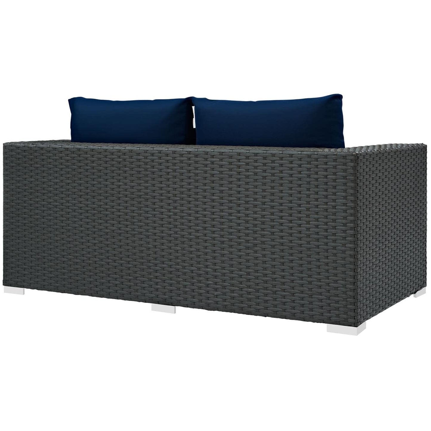 Patio Furniture Sets | Sojourn Outdoor Patio Loveseat | Sturdy & Versatile Seating | Sunbrella Fabric Cushions | UV Resistant | Powder-Coated Aluminum Frame | Ideal for Patio, Backyard, Poolside | casafoyer.myshopify.com