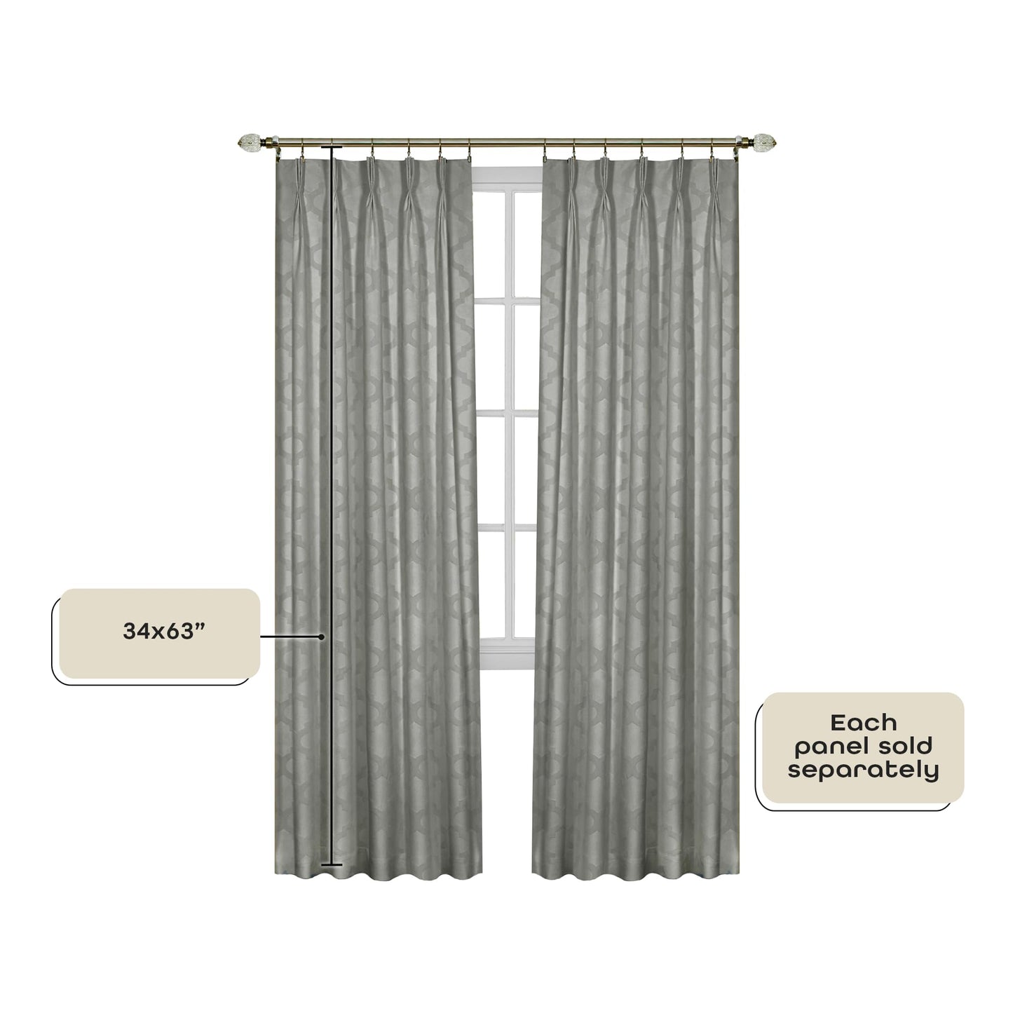 solar panels | CasaFoyer Opulent Embossed Velvet Blackout Curtains | Pinch Pleat Design | Multiple Hanging Options | Light Blocking | 34x63 | casafoyer.myshopify.com