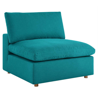 sofas | CasaFoyer Commix Armless Chair | Plush Comfort | Sleek Design | Soft Polyester Fabric | Cotton & Down Cushions | Solid Wood Frame | Ideal for Modern Homes | casafoyer.myshopify.com