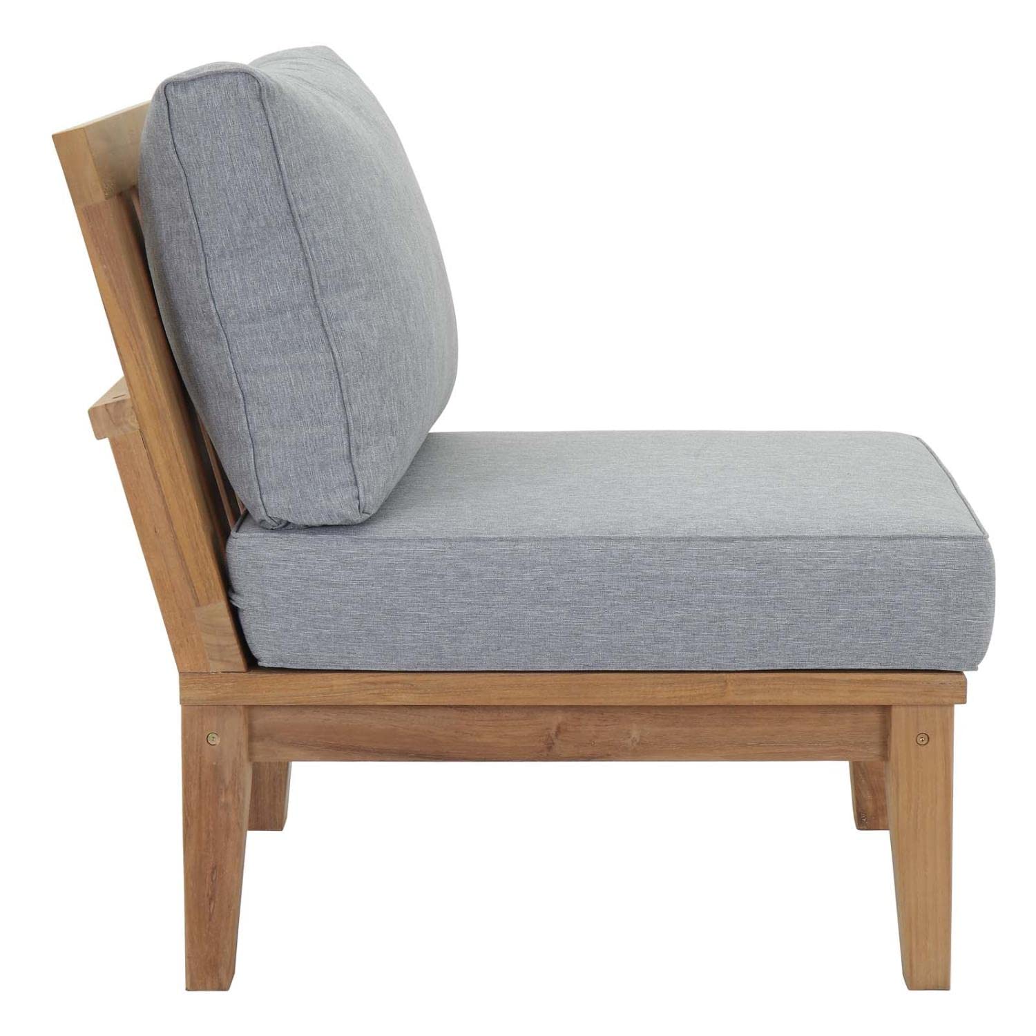 Patio Furniture Sets | Marina Teak Wood Outdoor Patio Furniture Sofa Sectional Set | Luxury | Durable | All-Weather Cushions | Contemporary Design | casafoyer.myshopify.com