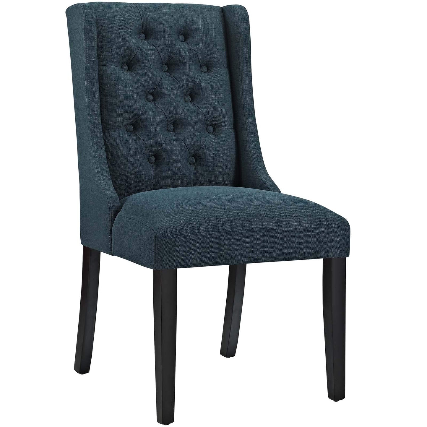 home office desk chairs | CasaFoyer Baronet Dining Chair Set of 4 | Exquisite Button Tufted Design | Premium Fabric Upholstery | Solid Wood Frame | Contemporary Elegance | casafoyer.myshopify.com