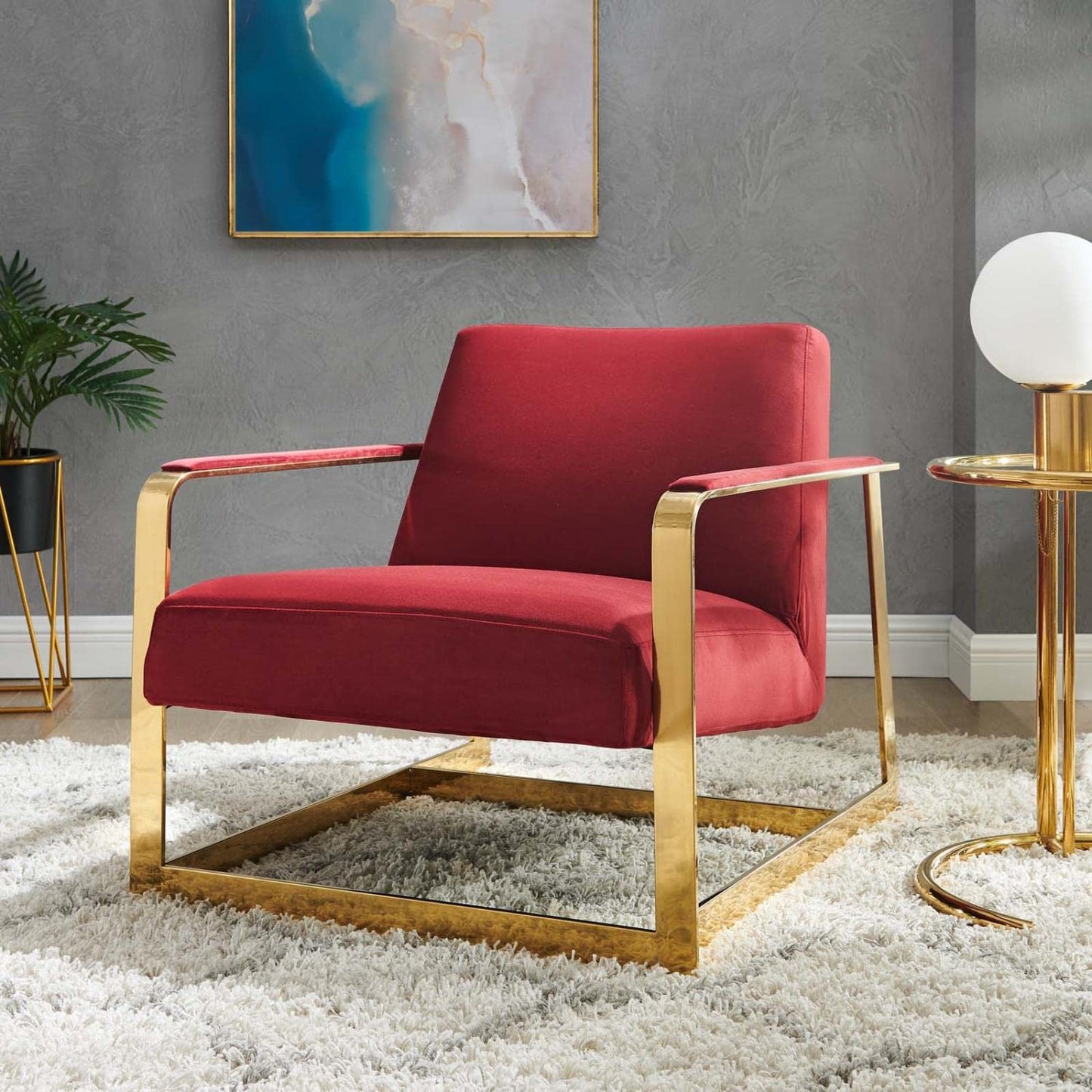 home office desk chairs | CasaFoyer Seg Performance Velvet Accent Chair | Coated Steel Frame | Stain-Resistant Upholstery | Luxurious Foam Padding | Ideal for Reception & Home Seating | casafoyer.myshopify.com
