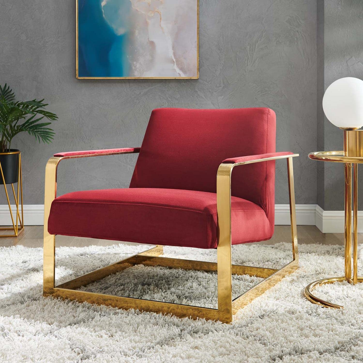 home office desk chairs | CasaFoyer Seg Performance Velvet Accent Chair | Coated Steel Frame | Stain-Resistant Upholstery | Luxurious Foam Padding | Ideal for Reception & Home Seating | casafoyer.myshopify.com