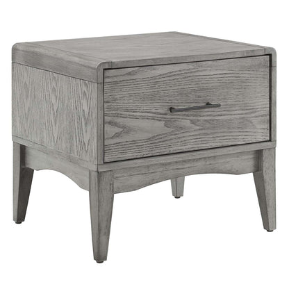 TABLE | CasaFoyer Georgia Wood Nightstand | Rustic Charm meets Modern Farmhouse Style | Solid Rubberwood with Wood Grain Veneer | Ample Storage & Streamlined Design | Assembly Required | Perfect for Bedroom Decor | casafoyer.myshopify.com