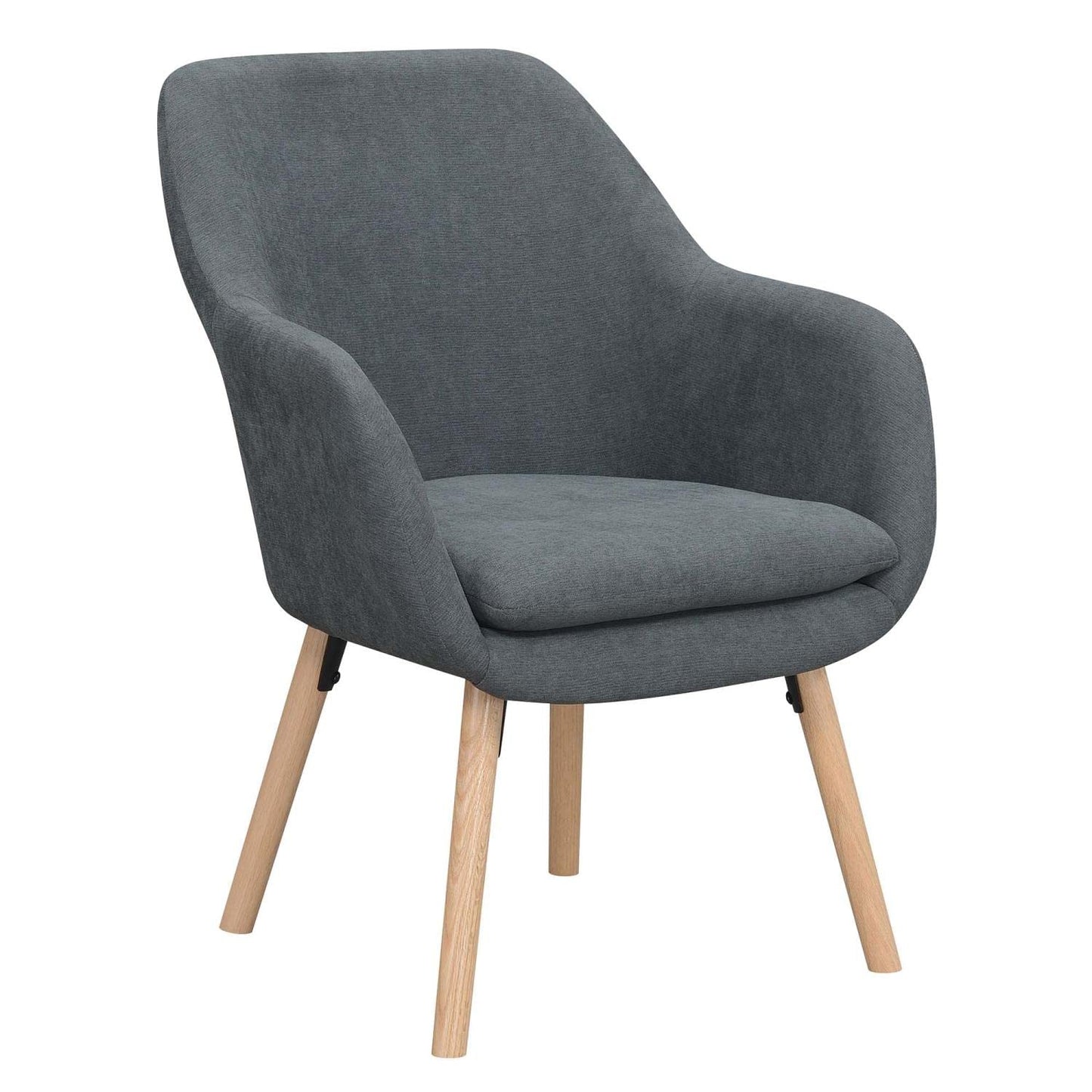TABLE | CasaFoyer Take a Seat Charlotte Accent Chair | Stylish & Versatile | Solid Red Oak Legs | Linen Fabric | Detachable Foam Cushion | Perfect for Living Room or Office Upgrade | Mix & Match Available | casafoyer.myshopify.com