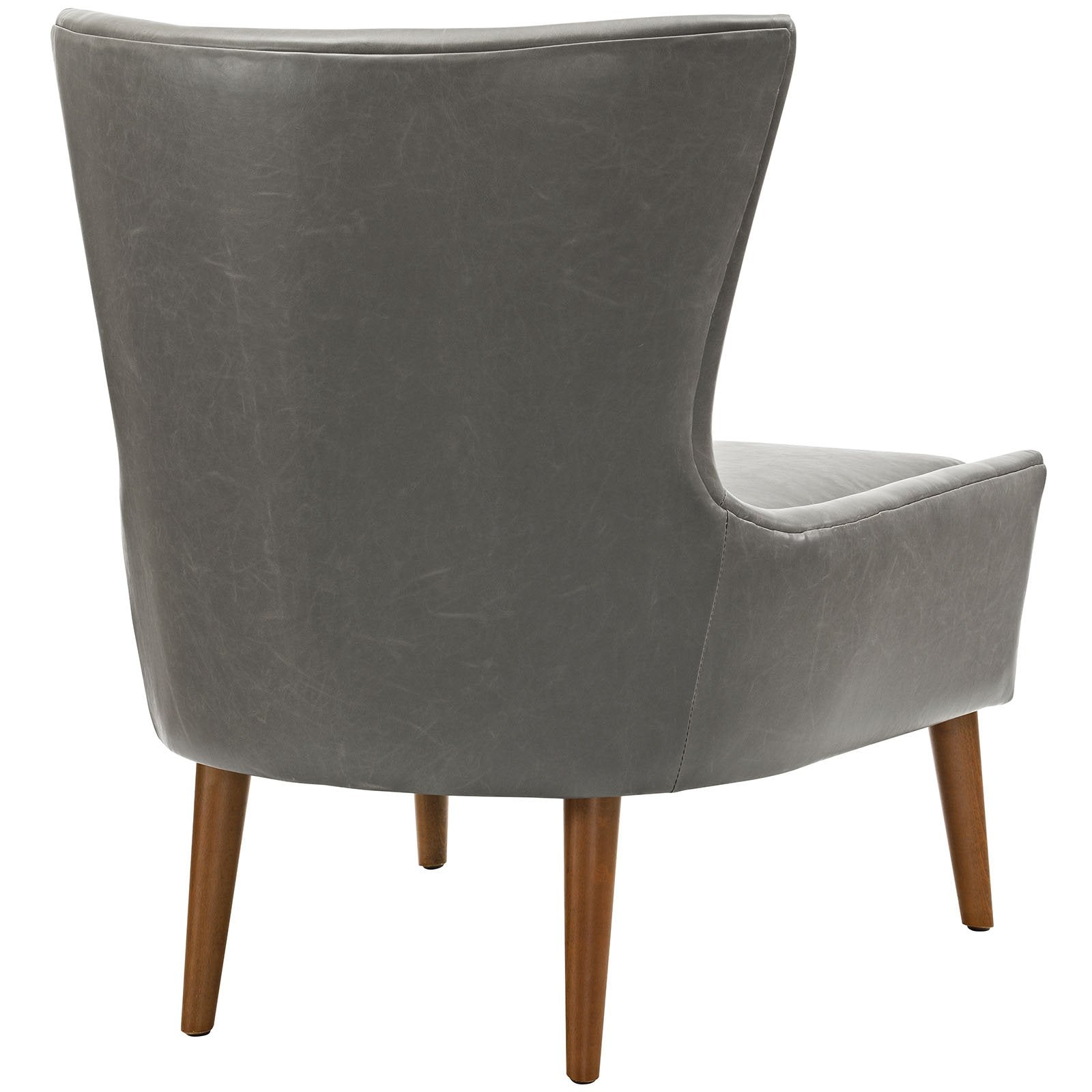 home office desk chairs | CasaFoyer Keen Armchair | Ultimate Comfort & Style | Spacious Wingtip Design | Plush Cushion & Supportive Backrest | Mid-Century Aesthetics | Solid Walnut Legs | High-Quality Vinyl Upholstery | Perfect for Modern Homes | casafoyer.myshopify.com