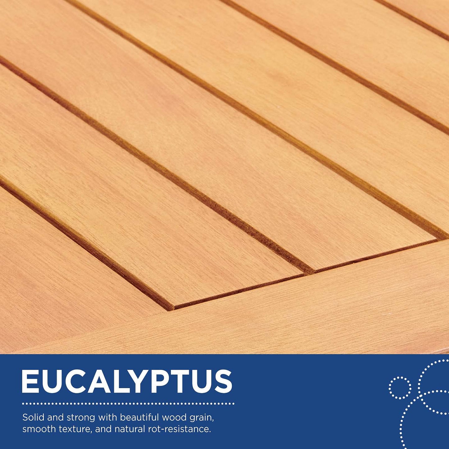 kitchen and dining room sets | CasaFoyer Syracuse Outdoor Patio Eucalyptus Wood 4 Piece Furniture Set | Modern Design | FSC Certified | Includes Armchairs, Loveseat, Coffee Table | casafoyer.myshopify.com