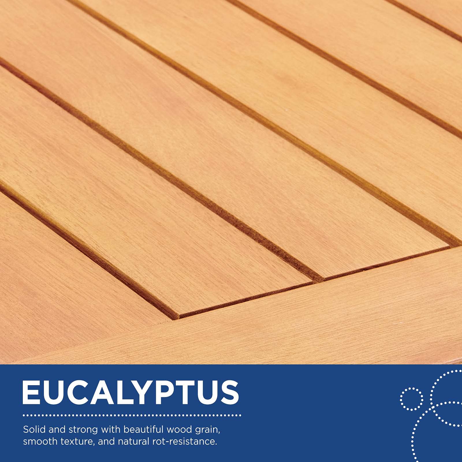 kitchen and dining room sets | CasaFoyer Syracuse Outdoor Patio Eucalyptus Wood 4 Piece Furniture Set | Modern Design | FSC Certified | Includes Armchairs, Loveseat, Coffee Table | casafoyer.myshopify.com