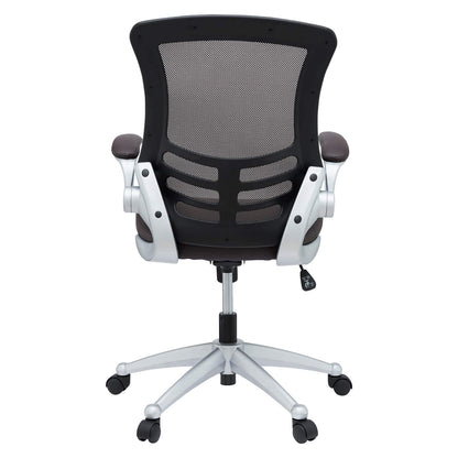 home office desk chairs | CasaFoyer Attainment Office Chair | Ergonomic Design | Breathable Mesh Back | Lumbar Support | Flip-Up Arms | Padded Waterfall Seat | Black | casafoyer.myshopify.com