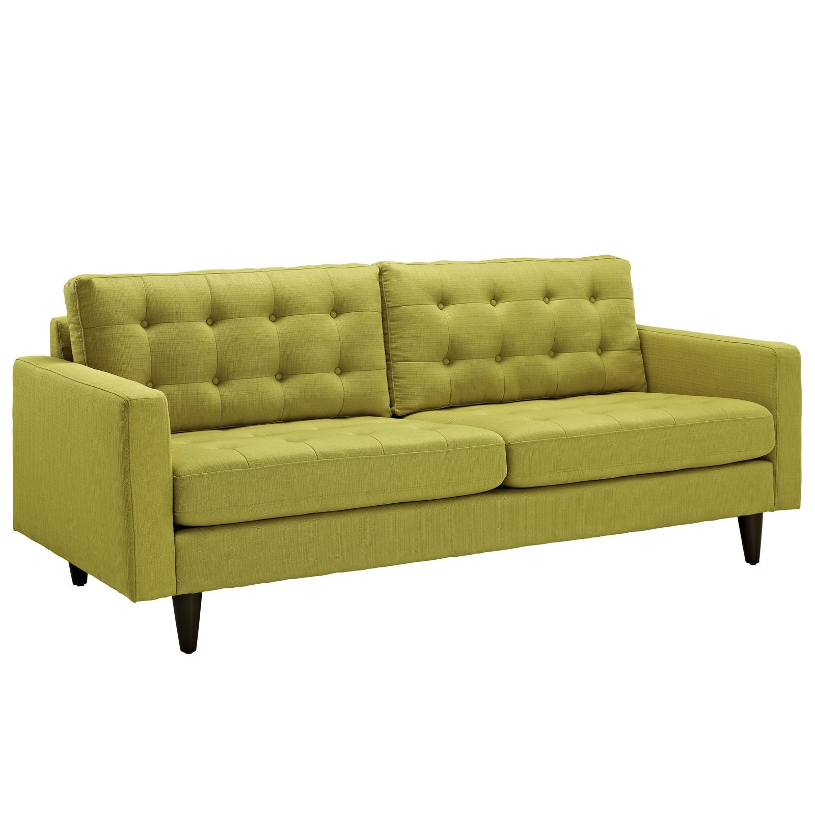 kitchen and dining room sets | CasaFoyer Empress Upholstered Sofa | Armchairs Set - Exquisite Design | Tufted Buttons | Luxurious Cushions - Wheatgrass | casafoyer.myshopify.com