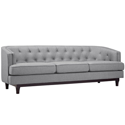 kitchen and dining room sets | CasaFoyer Coast Living Room Set | Elegant Deep Button Tufting | Walnut Stained Wood Legs | High-Quality Polyester Fabric | Removable Seat Covers | Dense Foam Cushioning | Includes Sofa & 2 Armchairs | Modern & Timeless Elegance | casafoyer.myshopify.com
