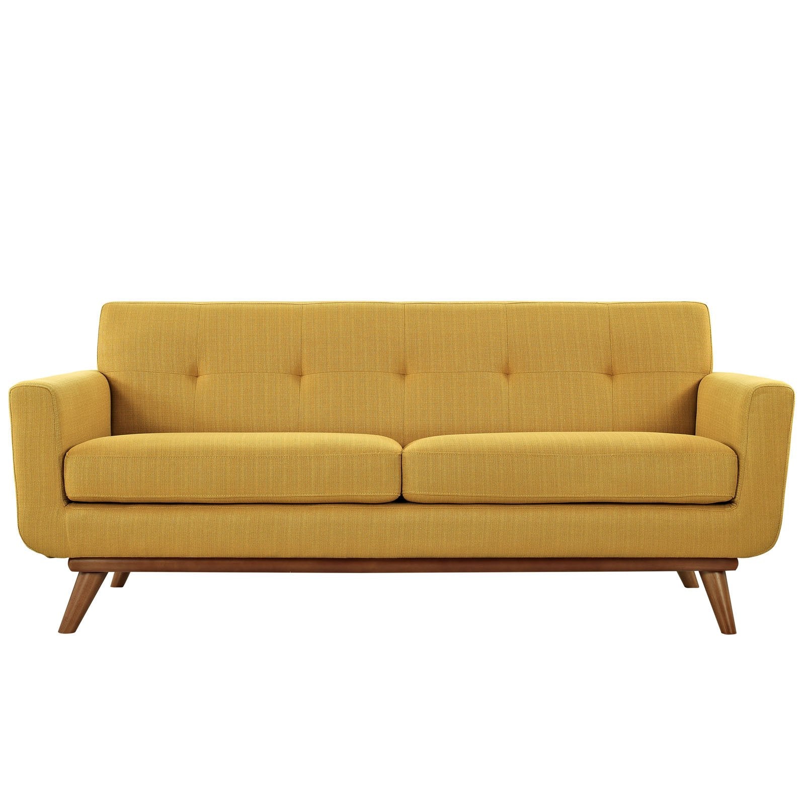 sofas | CasaFoyer Engage Loveseat | Elegant Curves | Oversized Cushions | Tufted Buttons | Sturdy Wood Legs | Plush Upholstery | Ideal for Relaxation and Conversations | casafoyer.myshopify.com