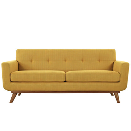 sofas | CasaFoyer Engage Loveseat | Elegant Curves | Oversized Cushions | Tufted Buttons | Sturdy Wood Legs | Plush Upholstery | Ideal for Relaxation and Conversations | casafoyer.myshopify.com