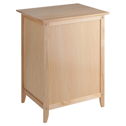 CABINET | Elegant Wooden Nightstand | Shaker Style | Open Shelf & Cabinet | Durable Solid Wood | Easy Assembly | 18.9 W x 14.96 D x 25 H | 14.4 lbs | casafoyer.myshopify.com