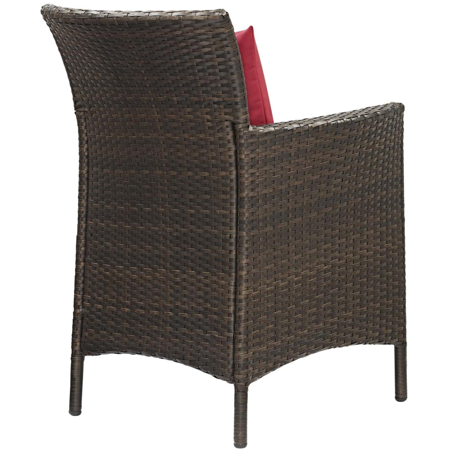 kitchen and dining room sets | CasaFoyer Conduit 7 Piece Outdoor Patio Dining Set | Transitional Style with Modern Flair | Aluminum Frame | UV-Resistant Wicker Rattan | Foam Padded Cushions | Waterproof Covers | Tempered Glass Tabletop | All-Weather | Includes 6 Armchairs | casafoyer.myshopify.com