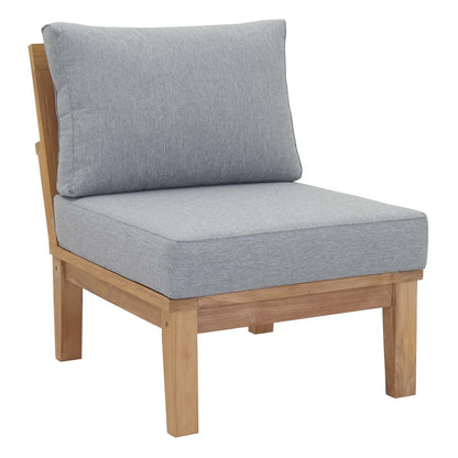 kitchen and dining room sets | CasaFoyer Marina Teak Wood Outdoor Patio Furniture Sofa Sectional Set | Ultimate Luxury | Durable Teak Wood | All-Weather Cushions | Modern Design | Includes 4 Middle Sofas, 1 Left-Arm Sofa, 1 Coffee Table, 1 Right-Arm Sofa | Assembly Required | casafoyer.myshopify.com