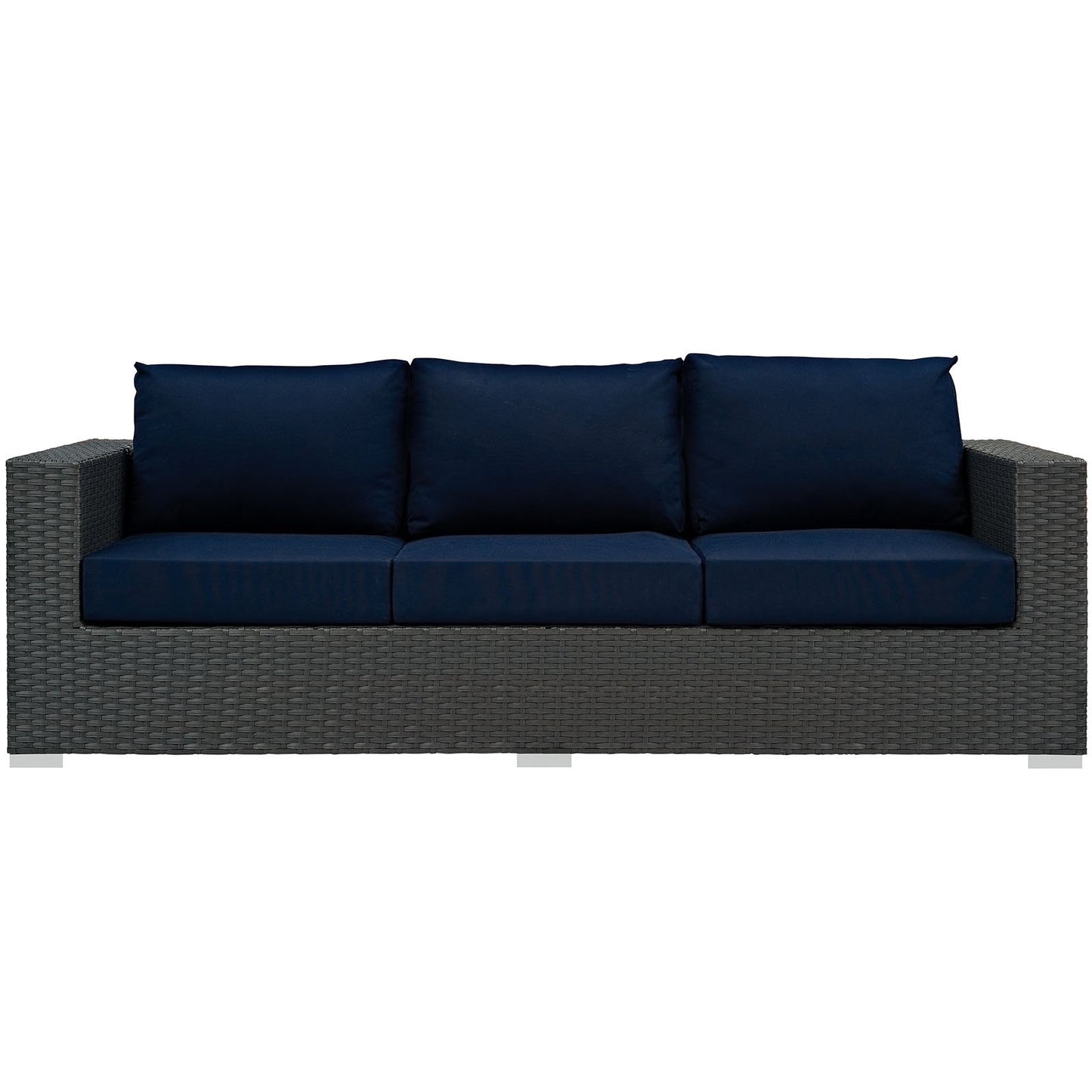 Patio Furniture Sets | Sojourn Outdoor Patio Sofa | Sunbrella Fabric | Synthetic Rattan | UV Protection | Aluminum Frame | Elevate Your Patio | casafoyer.myshopify.com