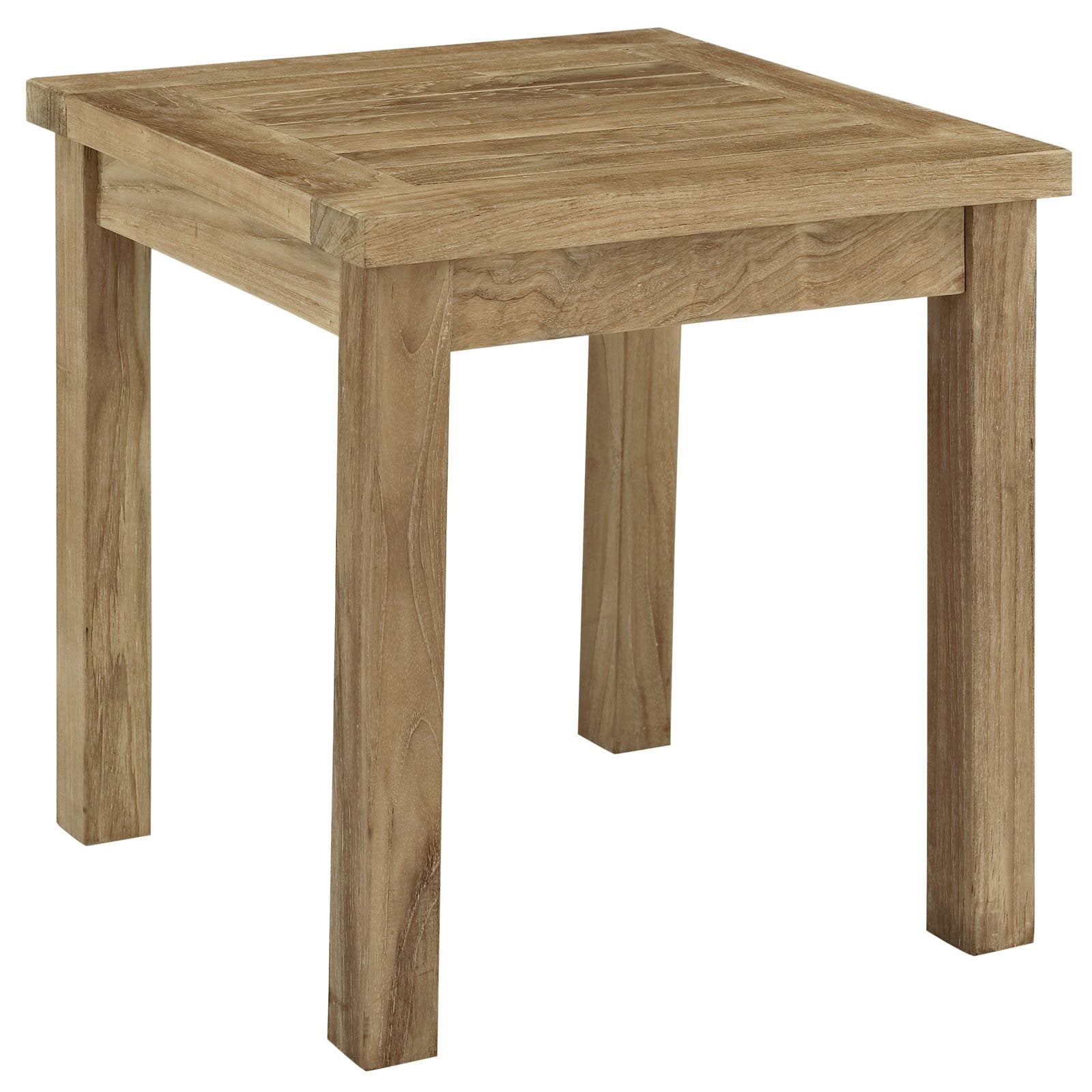 Patio Furniture Sets | Solid Teak Wood Outdoor Set | Marina Collection: Durable, All-Weather Cushions, Modern Design | Includes Side Table & Armchairs | casafoyer.myshopify.com