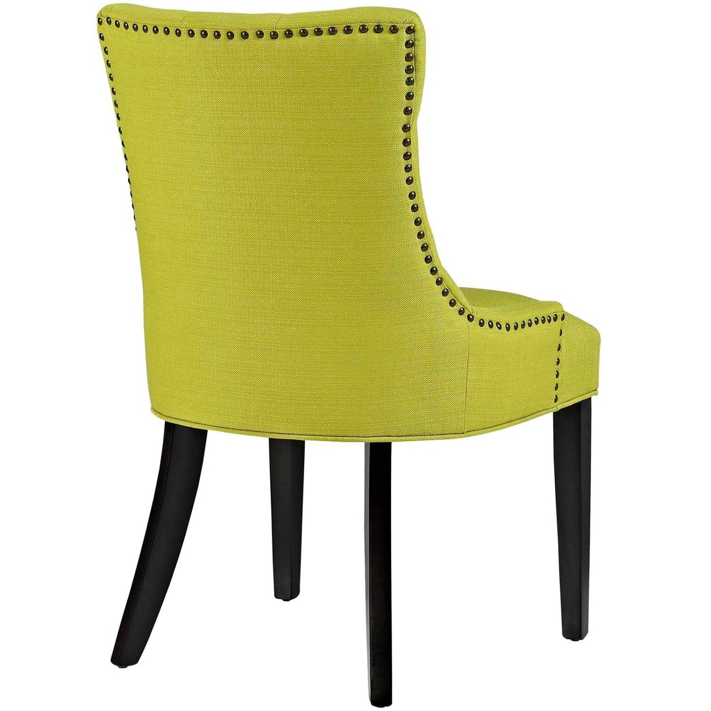 home office desk chairs | CasaFoyer Regent Dining Side Chair Set of 2 | Nostalgic Era Design | Tufted Buttons | Nailhead Trim | Plush Seat | Polyester Fabric | Tapered Wood Legs | casafoyer.myshopify.com