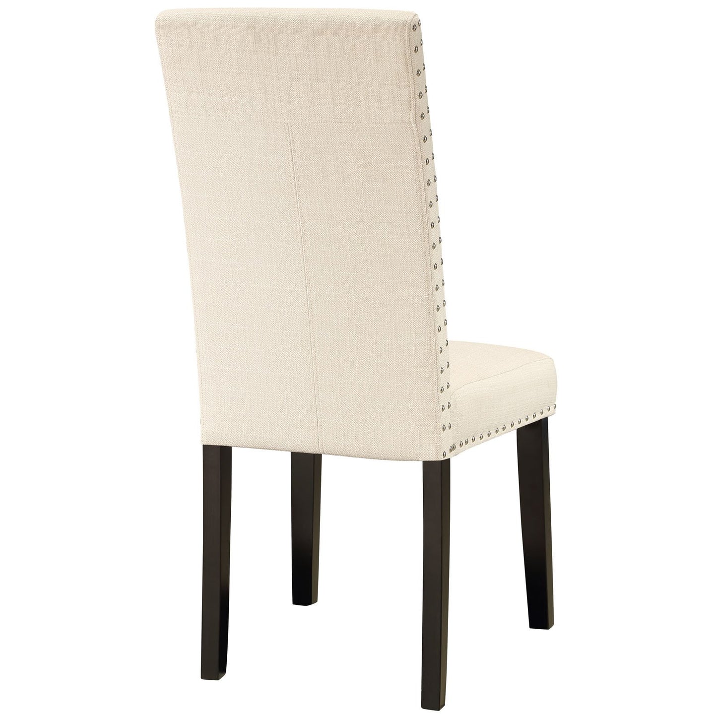 Chair | Parcel Upholstered Fabric Dining Room Side Chair | Elegant Nailhead Trim | Dense Foam Padding | Espresso Stained Wood Legs | 285 lbs Weight Capacity | casafoyer.myshopify.com