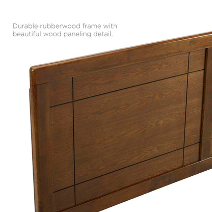 headboards | CasaFoyer Archie Wood King Headboard | Retro Charm meets Contemporary Style | Walnut | Compatible with Billie and Margo Collections | Durable Rubberwood and MDF Veneer | Assembly Required | casafoyer.myshopify.com