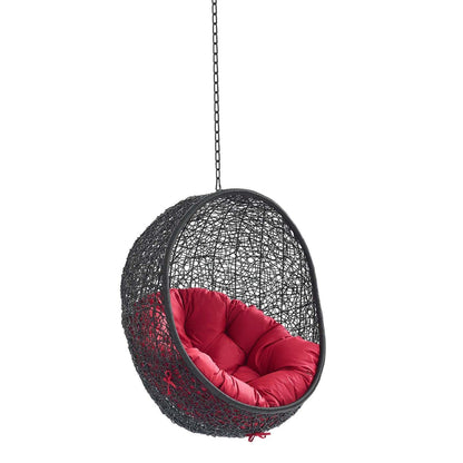 porch swings | Ergode Encase Outdoor Patio Swing Chair | Tranquil Tropical Island Retreat | Synthetic Rattan Weave | All-Weather Cushion | Powder-Coated Steel Frame | Adjustable Chain | Indoor/Outdoor Use | casafoyer.myshopify.com