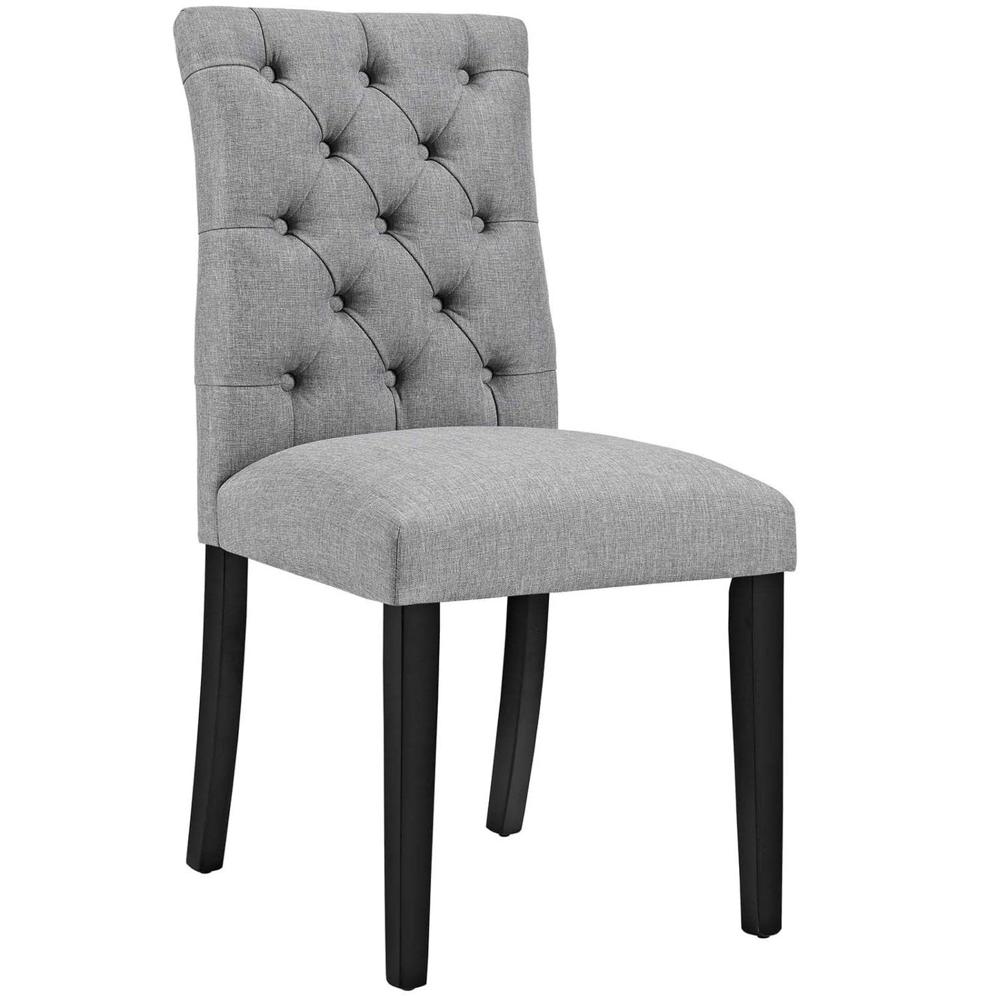 home office desk chairs | CasaFoyer Duchess Dining Chair Set | Sophisticated & Elegant | Tufted Button Back | Plush Foam Padding | Fine Fabric Upholstery | Sturdy Wood Legs | Set of 2 | casafoyer.myshopify.com