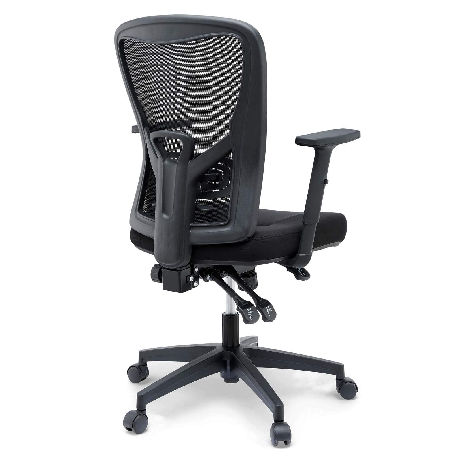 home office desk chairs | CasaFoyer Define Mesh Office Desk Chair | Spacious & Breathable Back | Durable Fabric Upholstery | Adjustable Armrests & Height | Stable Nylon Base | 360 Swivel & Dual-Wheel Casters | 331 lbs Weight Capacity | Black | casafoyer.myshopify.com