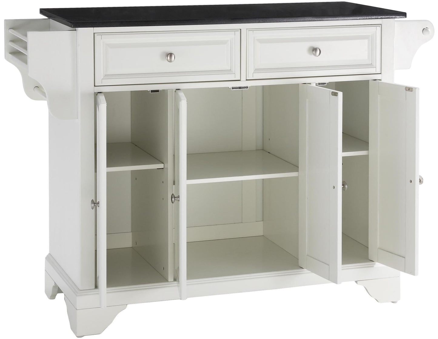 Kitchen Storage | Durable Solid Hardwood Kitchen Island | Elegant Raised Panel Doors | Ample Storage Space | casafoyer.myshopify.com