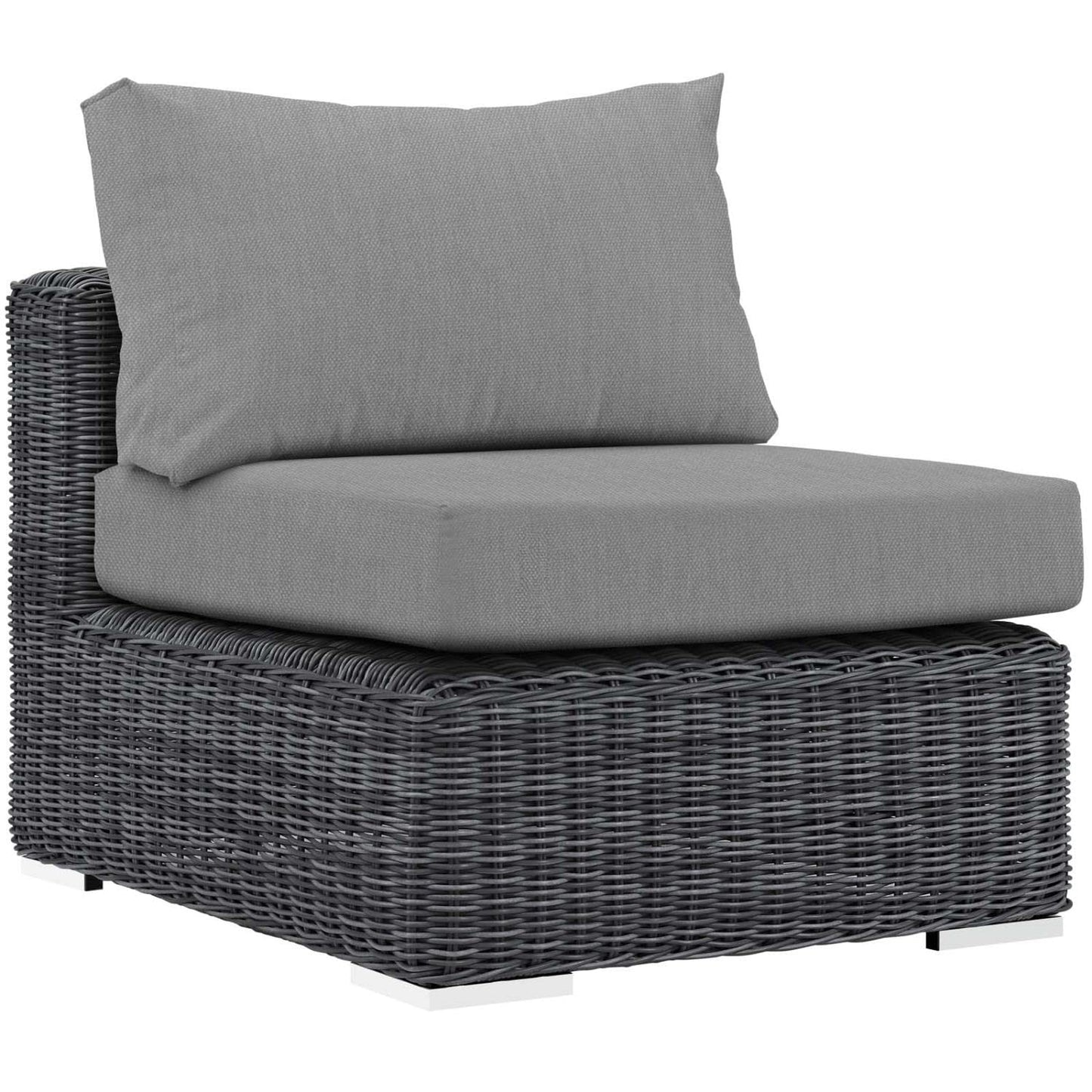 kitchen and dining room sets | CasaFoyer Summon Outdoor Patio Sectional Sofa Set | 7 Piece | Two-Tone Rattan | Sunbrella Cushions | UV Protection | Aluminum Frame | casafoyer.myshopify.com