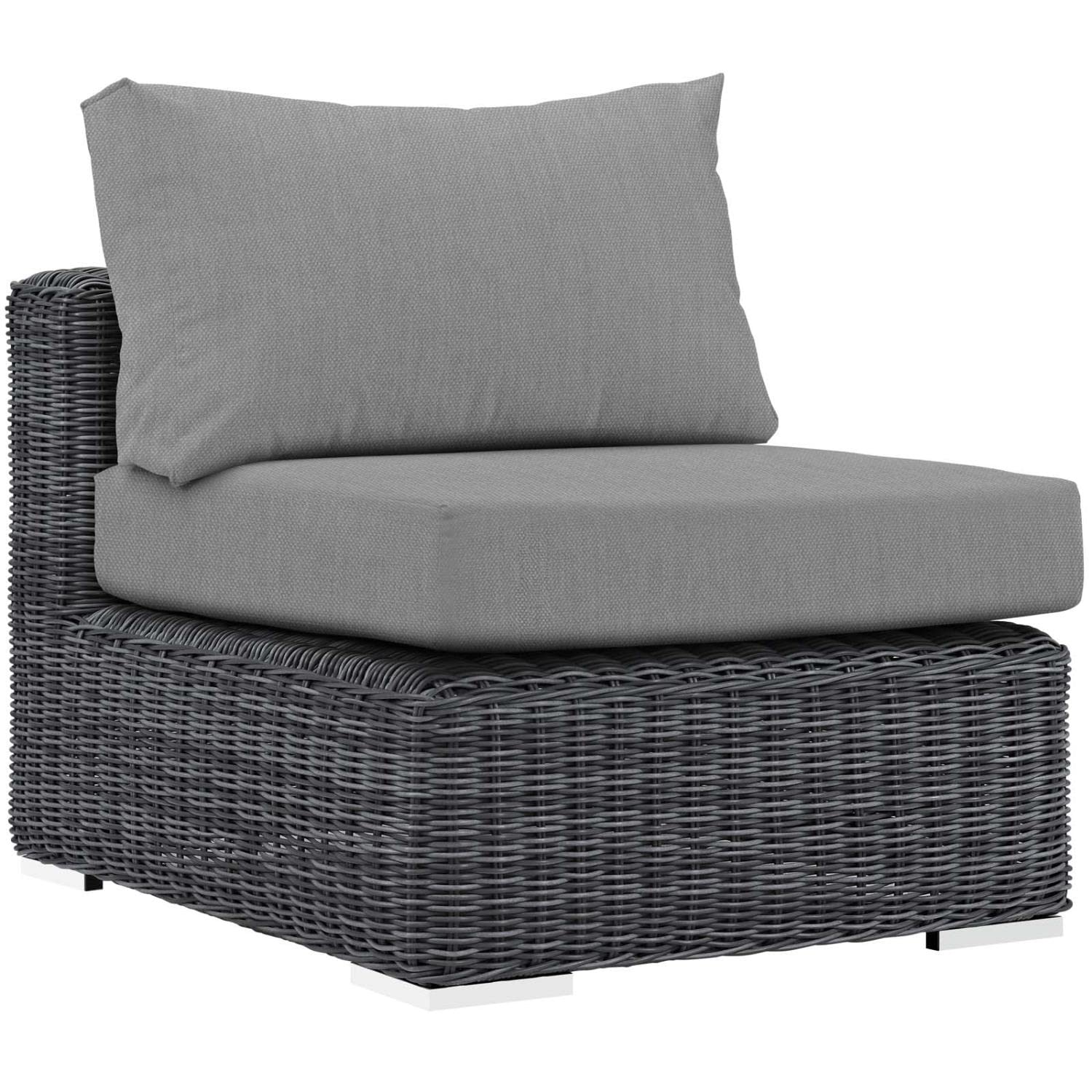 kitchen and dining room sets | CasaFoyer Summon Outdoor Patio Sectional Sofa Set | 7 Piece | Two-Tone Rattan | Sunbrella Cushions | UV Protection | Aluminum Frame | casafoyer.myshopify.com