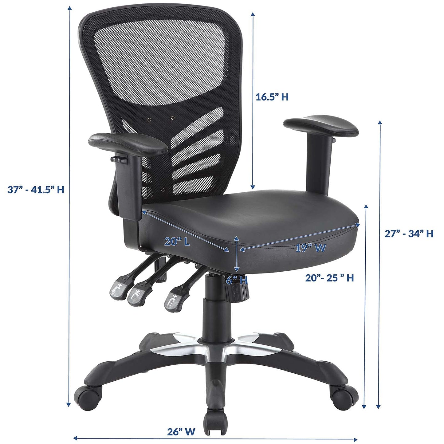 home office desk chairs | CasaFoyer Articulate Mesh Office Chair | Ergonomic Design | Breathable Mesh Back | Adjustable Height & Armrests | Tilt Function | Dual-Caster Wheels | casafoyer.myshopify.com