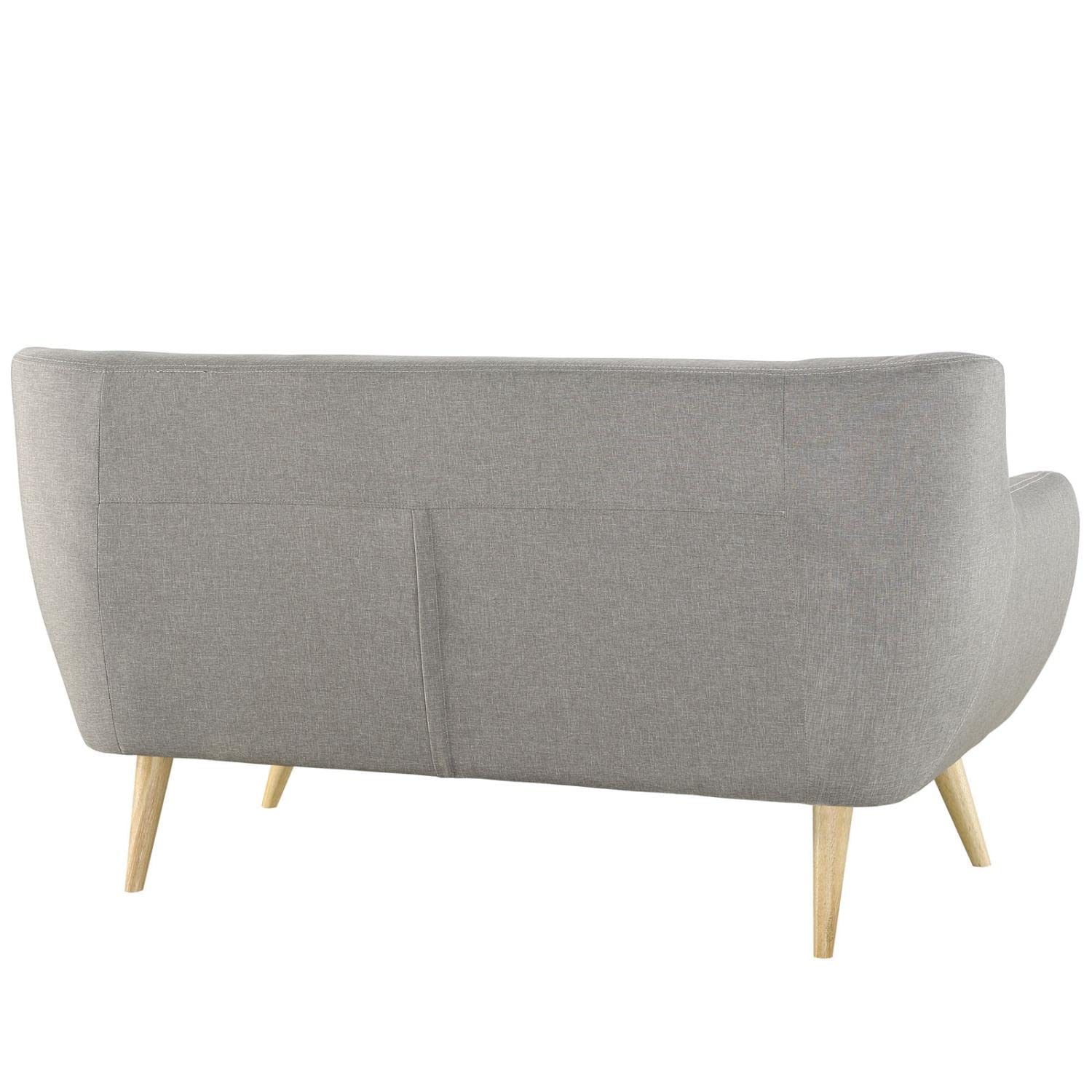 Sofa & chair Sets | Stunning & Cozy Living Room Set | Plush Dual Cushion Design | Organic Shape | Natural Wood Dowel Legs | Polyester Upholstery | Stitched Back Seat Buttons | Modern & Stylish | Includes Loveseat & Sofa | casafoyer.myshopify.com