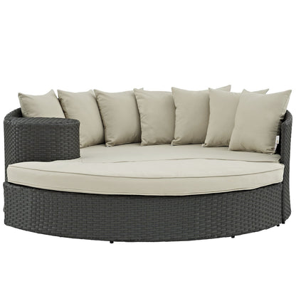 executive chairs | Sojourn Outdoor Patio Furniture Collection | Sectional Sofa Daybed with Sunbrella Cushions | Synthetic Rattan Weave | UV Protection | Aluminum Frame | casafoyer.myshopify.com