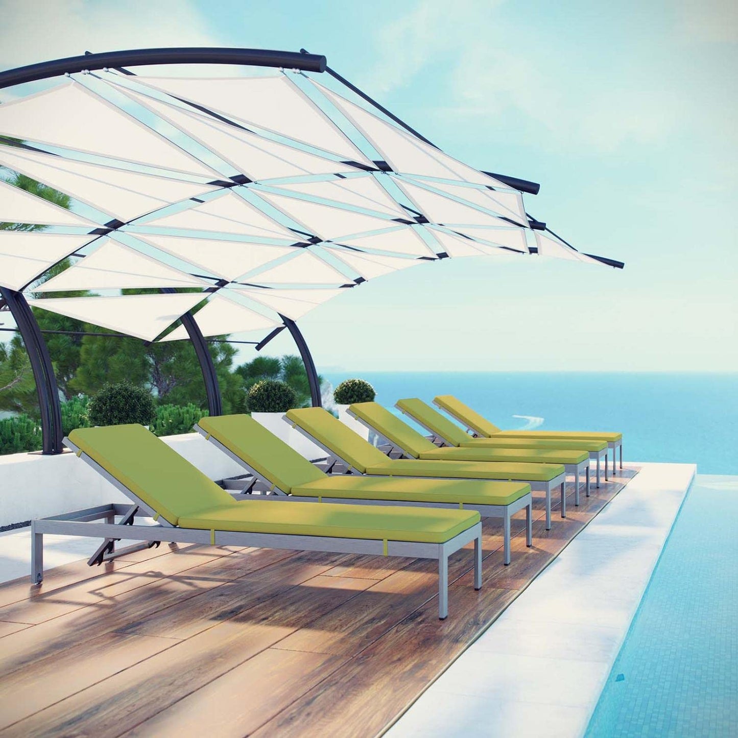 home office desk chairs | CasaFoyer Shore Outdoor Patio Chaise Lounge Chair Set | Sleek & Modern Design | Durable Aluminum Frame | Easy Assembly | Clear Wheels | Non-Marking Foot Caps | Set of 6 | casafoyer.myshopify.com
