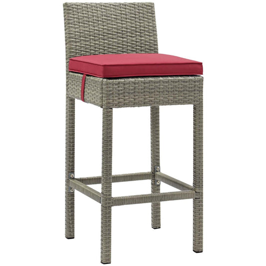 home office desk chairs | CasaFoyer Conduit Outdoor Patio Bar Stool | Stylish & Durable Wicker Rattan Design | All-Weather & Long-Lasting | Includes Cushion & Waterproof Cover | casafoyer.myshopify.com