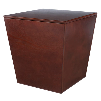Show piece | Stylish & Adaptable Tapered Cube | Ready to Assemble | 18.43 W x 18.43 D x 18.11 H | 24.85 lbs | Enhances Any Furniture Style | casafoyer.myshopify.com