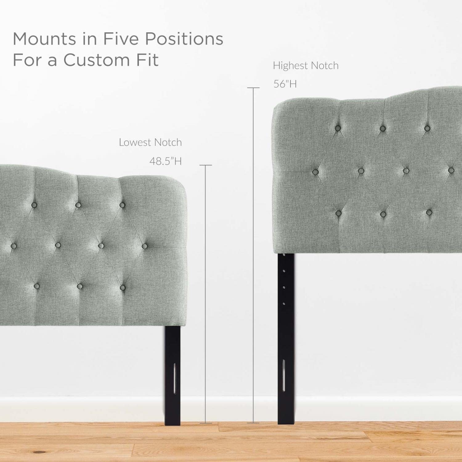 headboards | CasaFoyer  Annabel Button Tufted Linen Fabric Upholstered Queen Headboard | Tranquil Haven | Soft Tones | Sophisticated Design | Durable Build | Graceful Contours | Enhance Bedroom Ambiance | casafoyer.myshopify.com