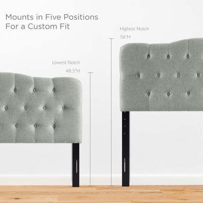 headboards | CasaFoyer  Annabel Button Tufted Linen Fabric Upholstered Queen Headboard | Tranquil Haven | Soft Tones | Sophisticated Design | Durable Build | Graceful Contours | Enhance Bedroom Ambiance | casafoyer.myshopify.com