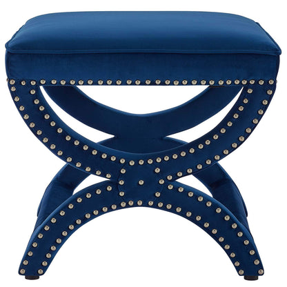 ottomans | CasaFoyer Expound Performance Velvet Ottoman | Stylish, Elegant, Durable | Fully Assembled | Stain-Resistant | Comfortable Foam Padding | Instantly Enhance Your Living Space | casafoyer.myshopify.com