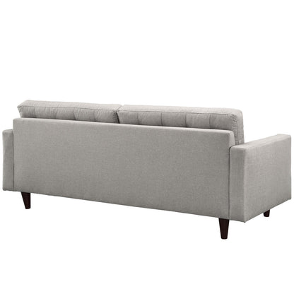 kitchen and dining room sets | CasaFoyer Empress Upholstered Armchair & Sofa Set | Exquisite Design | Tufted Buttons | Luxurious Cushions | Light Gray | casafoyer.myshopify.com