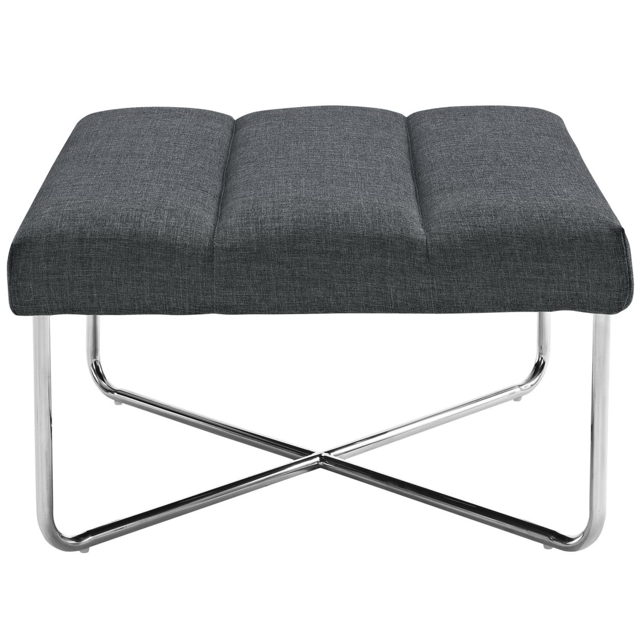 ottomans | CasaFoyer Reach Lounge Chair & Ottoman Set | Plush Cushions | Headrest Support | Polished Steel Base | Ideal for Modern Living Rooms | Includes 1 Ottoman | casafoyer.myshopify.com