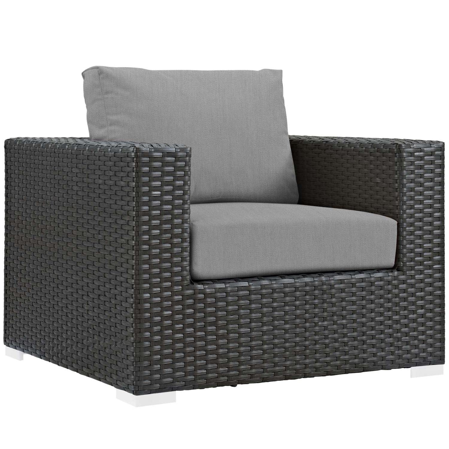 kitchen and dining room sets | CasaFoyer Sojourn Outdoor Patio Furniture Set | Ottoman & Armchairs | Sunbrella Cushions | UV Protection | Powder-Coated Aluminum Frame | casafoyer.myshopify.com