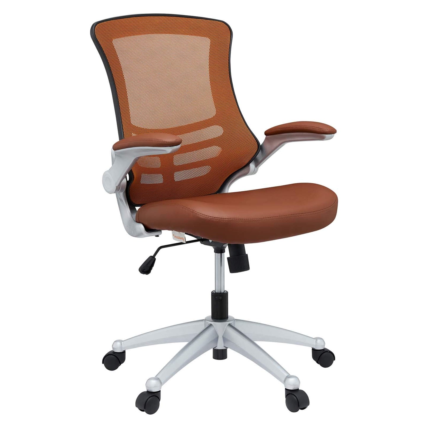 Chair | Attainment Office Chair | Optimal Support & Comfort | Breathable Mesh Back | Lumbar Support | Flip-Up Arms | Padded Waterfall Seat | Black | casafoyer.myshopify.com
