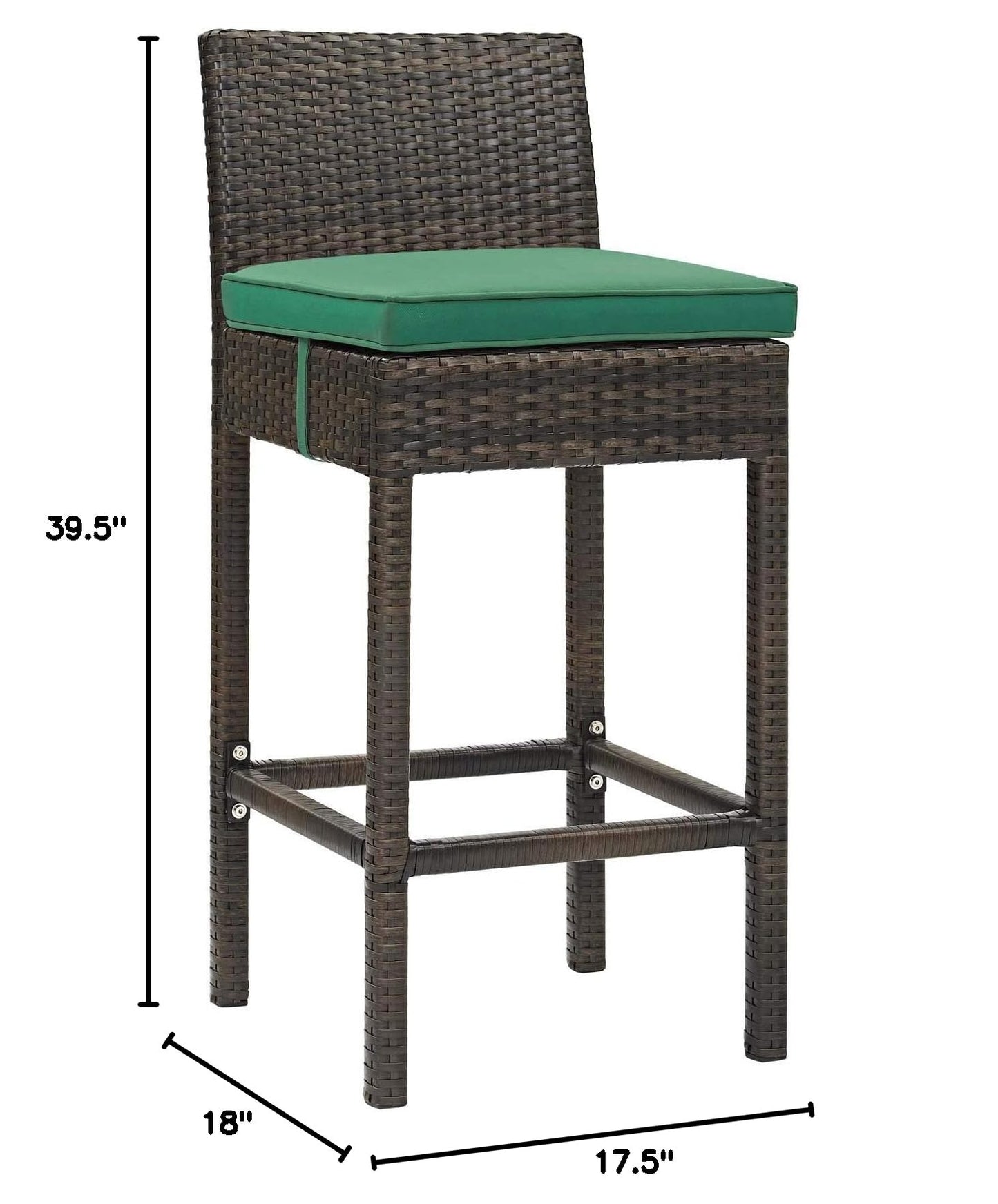 home office desk chairs | CasaFoyer Conduit Outdoor Patio Bar Stool | Stylish & Durable Wicker Rattan Design | Weather Resistant | Comfortable Cushion | Perfect for Outdoor Dining & Entertaining | casafoyer.myshopify.com